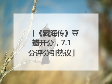 《藏海传》豆瓣开分，7.1分评分引热议