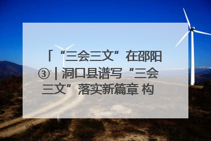 “三会三文”在邵阳③｜洞口县谱写“三会三文”落实新篇章 构建协同联动大格局