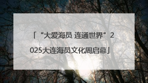 “大爱海员 连通世界”2025大连海员文化周启幕