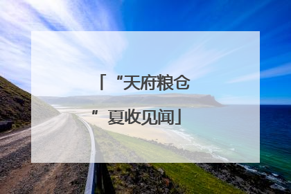 “天府粮仓”夏收见闻