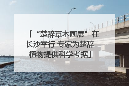 “楚辞草木画展”在长沙举行 专家为楚辞植物提供科学考据