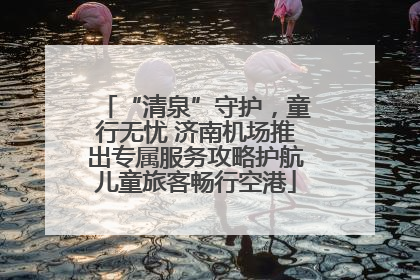 “清泉”守护，童行无忧 济南机场推出专属服务攻略护航儿童旅客畅行空港