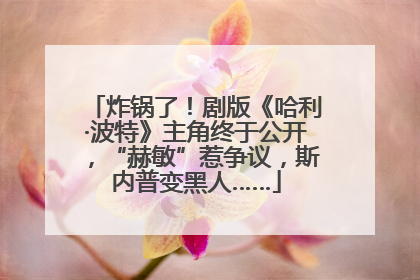 炸锅了！剧版《哈利·波特》主角终于公开，“赫敏”惹争议，斯内普变黑人……