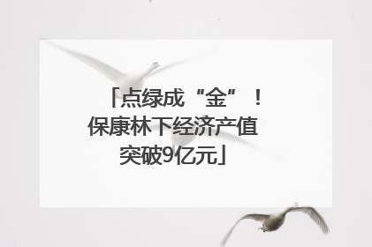 点绿成“金”！保康林下经济产值突破9亿元