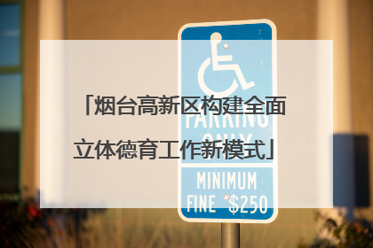 烟台高新区构建全面立体德育工作新模式