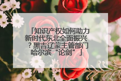 知识产权如何助力新时代东北全面振兴？黑吉辽蒙主管部门哈尔滨“论剑”