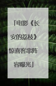 电影《长安的荔枝》惊喜客串阵容曝光