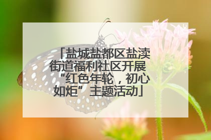 盐城盐都区盐渎街道福利社区开展“红色年轮，初心如炬”主题活动