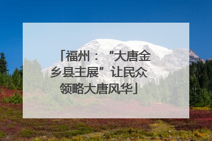 福州：“大唐金乡县主展”让民众领略大唐风华