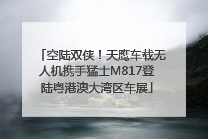 空陆双侠！天鹰车载无人机携手猛士M817登陆粤港澳大湾区车展