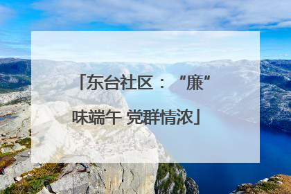 东台社区：“廉”味端午 党群情浓
