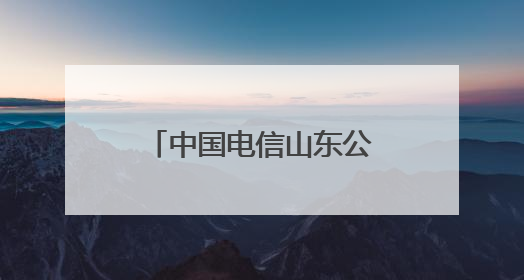 中国电信山东公司：筑牢数字新基建基座 引领万兆光网新时代