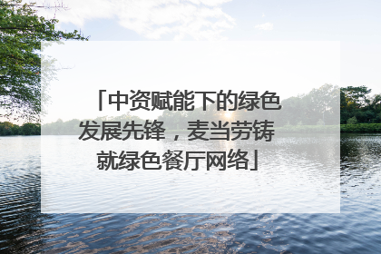 中资赋能下的绿色发展先锋，麦当劳铸就绿色餐厅网络