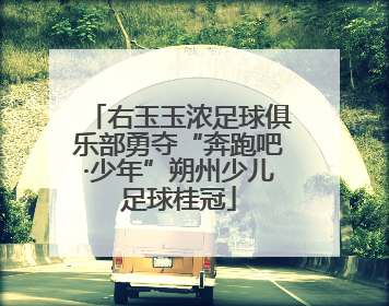 右玉玉浓足球俱乐部勇夺“奔跑吧·少年”朔州少儿足球桂冠