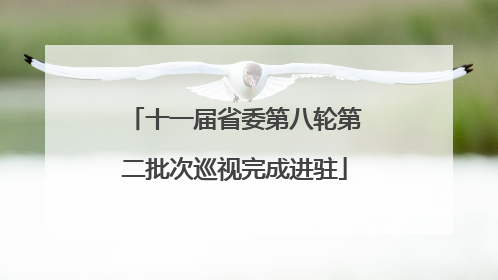 十一届省委第八轮第二批次巡视完成进驻