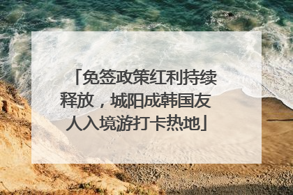 免签政策红利持续释放，城阳成韩国友人入境游打卡热地