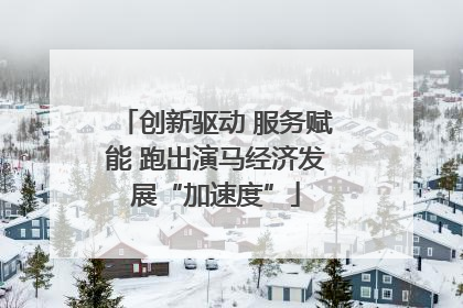 创新驱动 服务赋能 跑出演马经济发展“加速度”