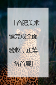 合肥美术馆完成全面验收，正筹备首展