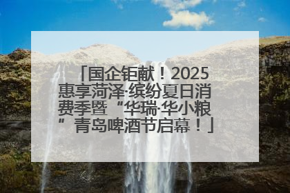 国企钜献！2025惠享菏泽·缤纷夏日消费季暨“华瑞·华小粮”青岛啤酒节启幕！