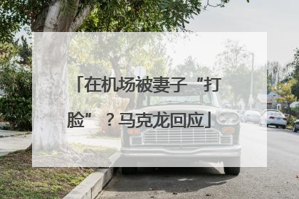 在机场被妻子“打脸”？马克龙回应