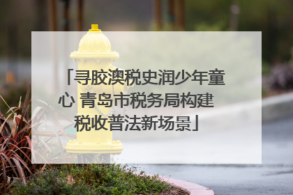 寻胶澳税史润少年童心 青岛市税务局构建税收普法新场景