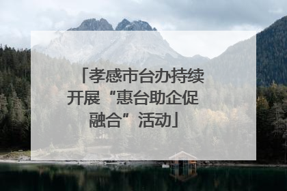 孝感市台办持续开展“惠台助企促融合”活动