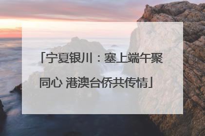 宁夏银川：塞上端午聚同心 港澳台侨共传情