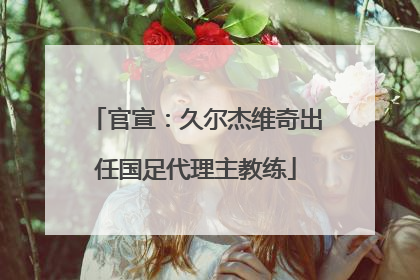 官宣：久尔杰维奇出任国足代理主教练