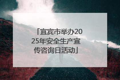 宜宾市举办2025年安全生产宣传咨询日活动