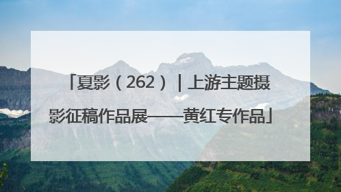 夏影（262）｜上游主题摄影征稿作品展——黄红专作品