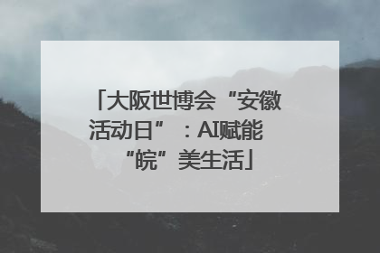 大阪世博会“安徽活动日”：AI赋能“皖”美生活