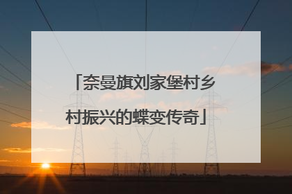 奈曼旗刘家堡村乡村振兴的蝶变传奇