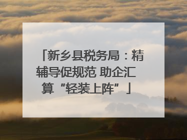 新乡县税务局：精辅导促规范 助企汇算“轻装上阵”