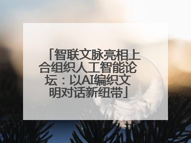 智联文脉亮相上合组织人工智能论坛：以AI编织文明对话新纽带