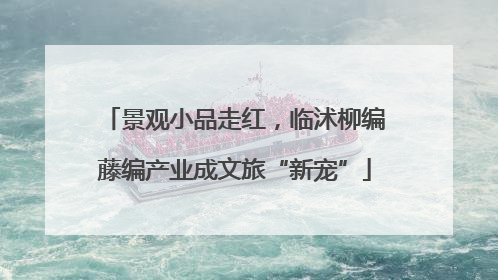 景观小品走红，临沭柳编藤编产业成文旅“新宠”