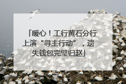 暖心！工行黄石分行上演“寻主行动”，遗失钱包完璧归赵