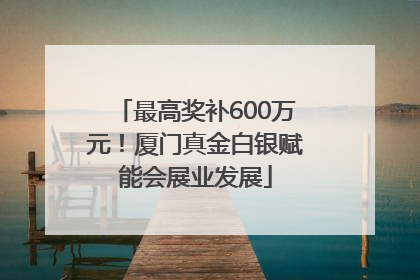 最高奖补600万元！厦门真金白银赋能会展业发展