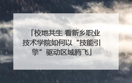 校地共生 看新乡职业技术学院如何以“技能引擎”驱动区域腾飞