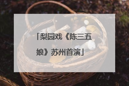 梨园戏《陈三五娘》苏州首演