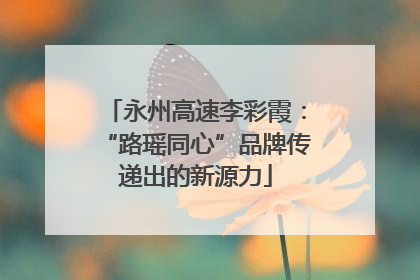 永州高速李彩霞：“路瑶同心”品牌传递出的新源力