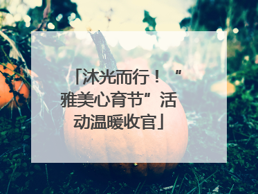 沐光而行！“雅美心育节”活动温暖收官