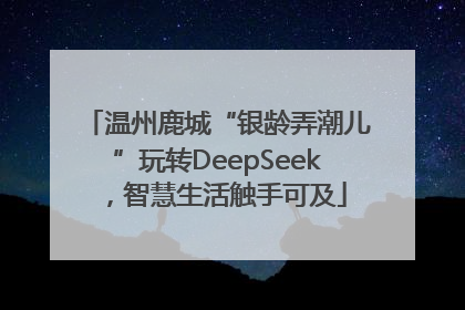 温州鹿城“银龄弄潮儿”玩转DeepSeek，智慧生活触手可及