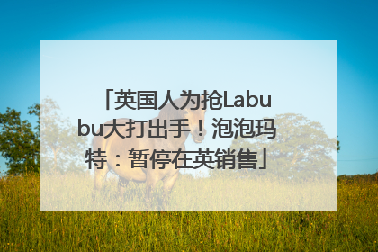 英国人为抢Labubu大打出手！泡泡玛特：暂停在英销售