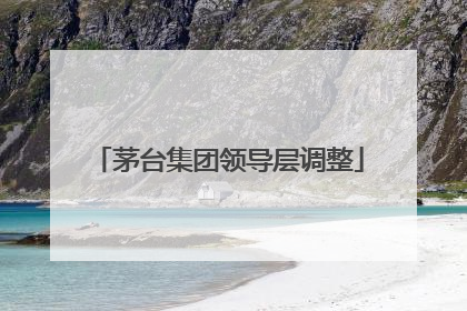 茅台集团领导层调整