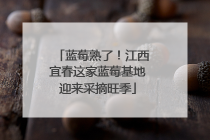 蓝莓熟了！江西宜春这家蓝莓基地迎来采摘旺季