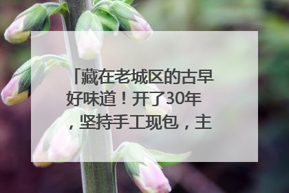 藏在老城区的古早好味道！开了30年，坚持手工现包，主打一个新鲜