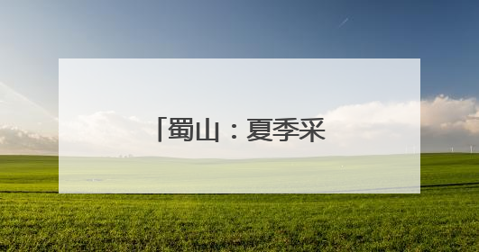 蜀山：夏季采摘“果”真好