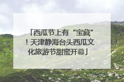 西瓜节上有“宝藏”！天津静海台头西瓜文化旅游节甜蜜开幕