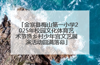金寨县梅山第一小学2025年校园文化体育艺术节暨乡村少年宫文艺展演活动圆满落幕