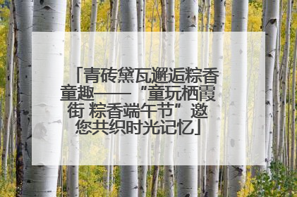 青砖黛瓦邂逅粽香童趣——“童玩栖霞街 粽香端午节”邀您共织时光记忆